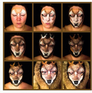 Illustration for article titled Make-Up Turns Woman Into Seal, Reindeer, Elvis